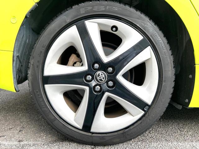 プリウス Aプレミアム ツーリングセレクション 衝突軽減装置 禁煙車 純正9型ナビ レザーシート 純正アルミホイール レーダークルーズ ETC Bluetooth フルセグ ドラレコ スマートキー パワーシート LEDヘッドライト クルコン(26枚目)
