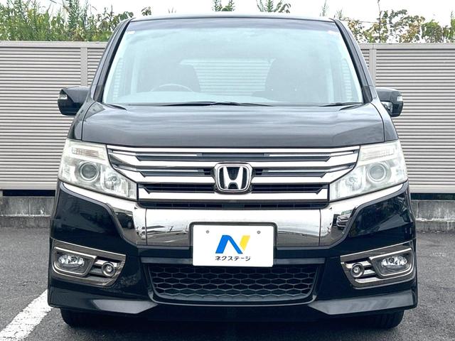 ステップワゴンスパーダ Z クールスピリット 両側電動ドア 後席モニター バックカメラ 禁煙車 ハーフレザーシート ドラレコ スマートキー HIDヘッド ビルトインETC クルコン オートライト オートエアコン 純正17インチアルミ CD(15枚目)