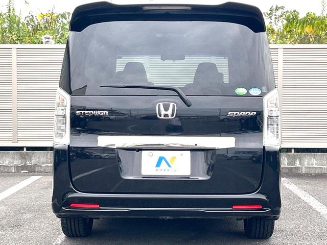 ステップワゴンスパーダ Z クールスピリット 両側電動ドア 後席モニター バックカメラ 禁煙車 ハーフレザーシート ドラレコ スマートキー HIDヘッド ビルトインETC クルコン オートライト オートエアコン 純正17インチアルミ CD(16枚目)