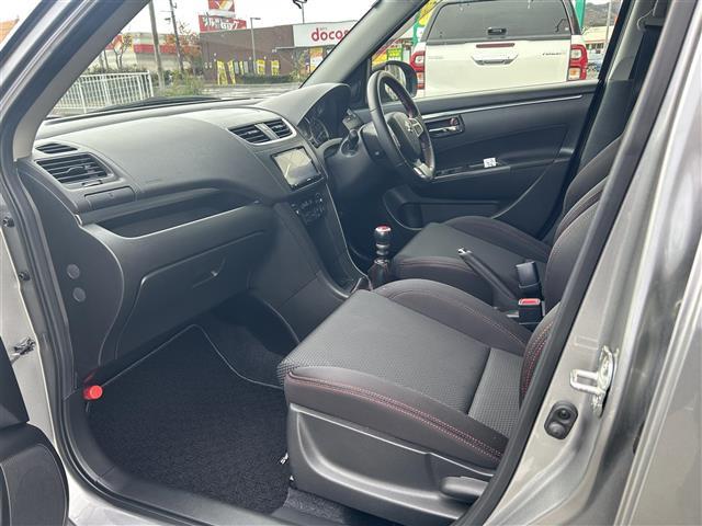 スイフトスポーツ ベースグレード 6速マニュアル クルコンステリモ 社外メモリナビ(フルセグ/SD/DVD/BT/USB)バックカメラ 横滑り防止 HIDヘッドライト フォグランプ AUTOライト プッシュスタート スペアキー ETC(18枚目)