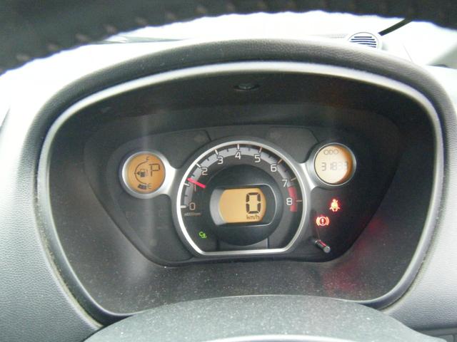 シンプルで確認がしやすいメーターです。