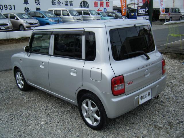 アルトラパン ＳＳ　ターボ・４ＷＤ・ナビ・フルセグ・純正ＡＷ（12枚目）