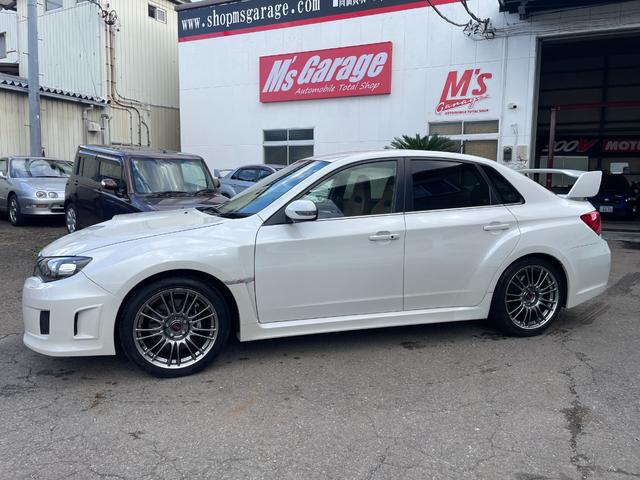 インプレッサ WRX STi フジツボA-Rマフラー/タン革シート/シートヒーター/STI BBS アルミホイール/SIドライブ/フルセグTVナビ/Bluetooth/純正リアスポイラー/ETC/プッシュスタート/スペアタイヤ(8枚目)