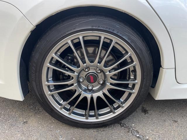 インプレッサ WRX STi フジツボA-Rマフラー/タン革シート/シートヒーター/STI BBS アルミホイール/SIドライブ/フルセグTVナビ/Bluetooth/純正リアスポイラー/ETC/プッシュスタート/スペアタイヤ(31枚目)