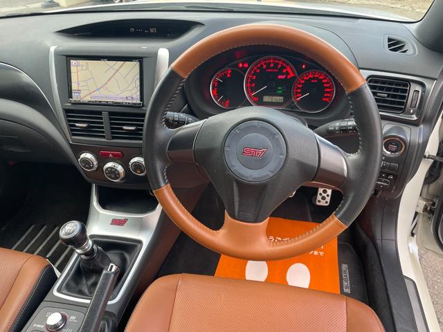 インプレッサ WRX STi フジツボA-Rマフラー/タン革シート/シートヒーター/STI BBS アルミホイール/SIドライブ/フルセグTVナビ/Bluetooth/純正リアスポイラー/ETC/プッシュスタート/スペアタイヤ(36枚目)