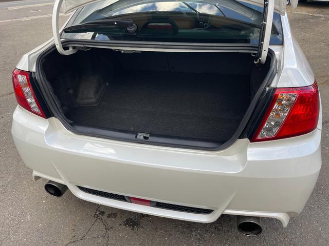 インプレッサ WRX STi フジツボA-Rマフラー/タン革シート/シートヒーター/STI BBS アルミホイール/SIドライブ/フルセグTVナビ/Bluetooth/純正リアスポイラー/ETC/プッシュスタート/スペアタイヤ(56枚目)