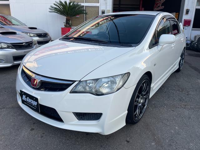 シビック タイプＲ　アドバン１８インチアルミホイール／黒内装／純正ナビ／モデューロサスペンション／無限ドアバイザー／ＥＴＣ／純正ブレンボキャリパー／プッシュスタート（6枚目）