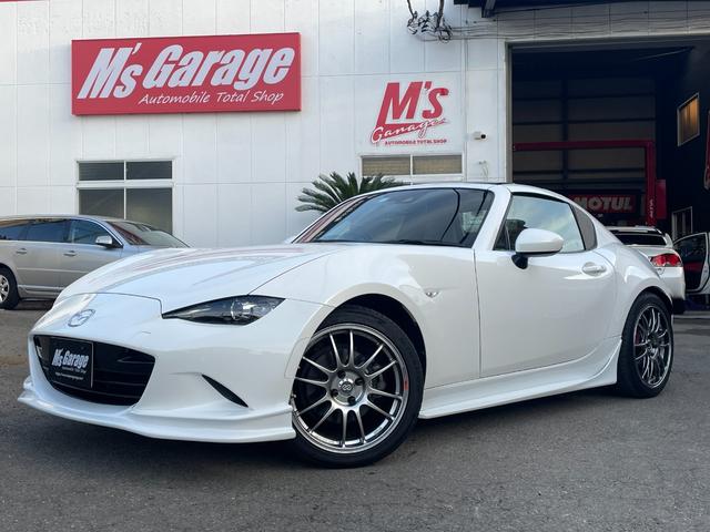 ロードスターＲＦ ＶＳ　後期型／クスコＬＳＤ／ＡＴ用ファイナル／強化エンジン・デフマウント／ＥＮＫＥＩ　ＧＴＣ０１アルミ／ＮＲ－Ａ純正ビルシュタインダンパー／サイドステップ／フロントスポイラー／社外リアスポイラー（2枚目）