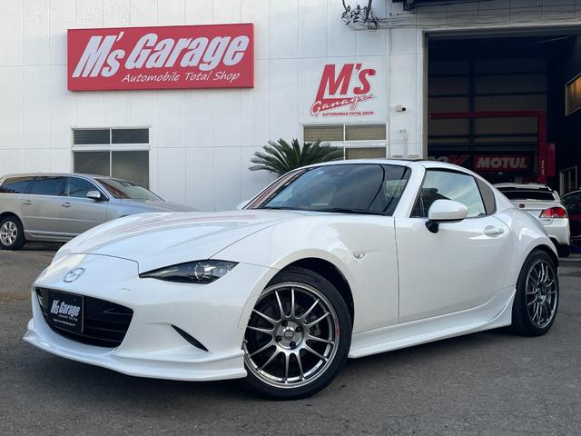 ロードスターＲＦ ＶＳ　後期型／クスコＬＳＤ／ＡＴ用ファイナル／強化エンジン・デフマウント／ＥＮＫＥＩ　ＧＴＣ０１アルミ／ＮＲ－Ａ純正ビルシュタインダンパー／サイドステップ／フロントスポイラー／社外リアスポイラー（3枚目）