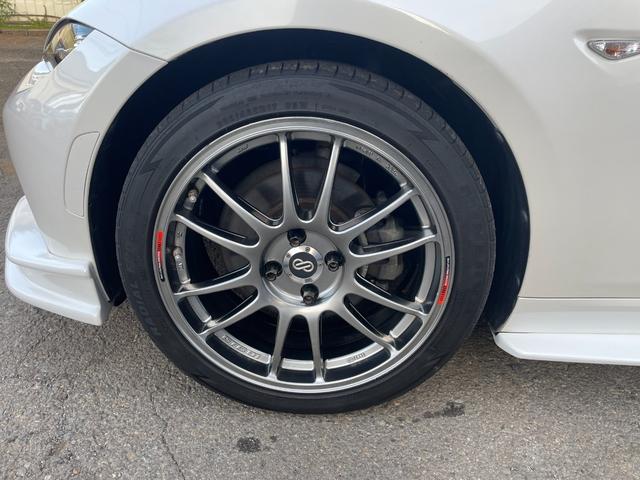 ロードスターＲＦ ＶＳ　後期型／クスコＬＳＤ／ＡＴ用ファイナル／強化エンジン・デフマウント／ＥＮＫＥＩ　ＧＴＣ０１アルミ／ＮＲ－Ａ純正ビルシュタインダンパー／サイドステップ／フロントスポイラー／社外リアスポイラー（24枚目）