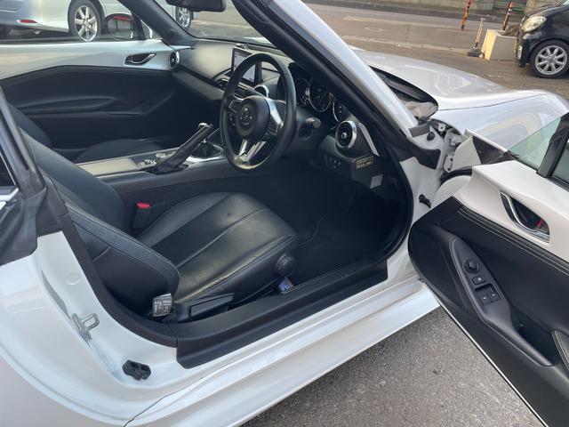 ロードスターＲＦ ＶＳ　後期型／クスコＬＳＤ／ＡＴ用ファイナル／強化エンジン・デフマウント／ＥＮＫＥＩ　ＧＴＣ０１アルミ／ＮＲ－Ａ純正ビルシュタインダンパー／サイドステップ／フロントスポイラー／社外リアスポイラー（31枚目）