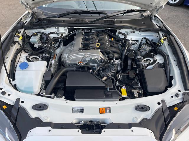 ロードスターＲＦ ＶＳ　後期型／クスコＬＳＤ／ＡＴ用ファイナル／強化エンジン・デフマウント／ＥＮＫＥＩ　ＧＴＣ０１アルミ／ＮＲ－Ａ純正ビルシュタインダンパー／サイドステップ／フロントスポイラー／社外リアスポイラー（58枚目）