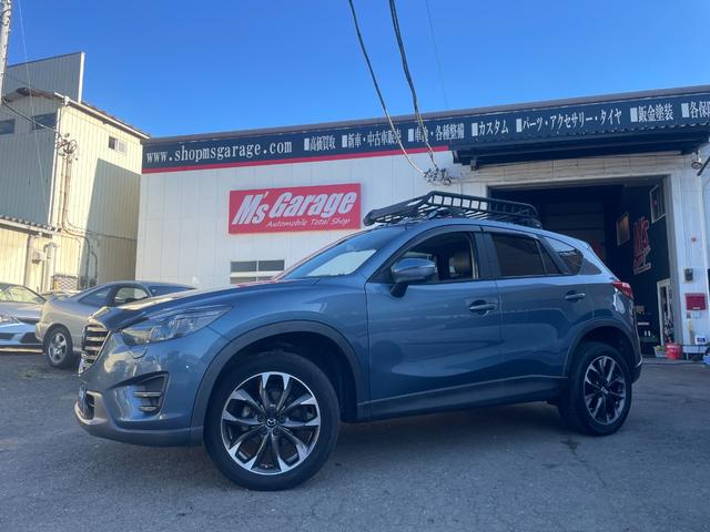 ＣＸ－５ ＸＤ　Ｌパッケージ　サンルーフ／ルーフキャリア／バグガード／リフトアップ／ガナドールマフラー／ＥＴＣ／ナビ／クルコン／Ｂｌｕｅｔｏｏｔｈ／レザーシート／シートヒーター／４ＷＤ／アルミホイール／パワーシート（2枚目）