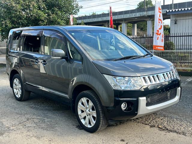 デリカD:5 D パワーパッケージ 両面パワスライドドア フルセグTV フリップダウンモニター シートヒーター バックカメラ パドルシフトBluetooth ETC ワンオーナー(2枚目)