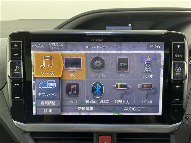 ハイブリッドＺＳ　煌ＩＩ　アルパイン１１型ナビ　アルパイン１２．８型フリップダウンモニター　シグネチャーイルミブレード　両側電動スライドドア　前席シートヒーター　前後ドライブレコーダー　ビルトインＥＴＣ　バックカメラ　禁煙車(6枚目)