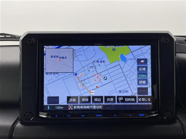 ジムニーシエラ ＪＣ　ケンウッド８インチナビ　フルセグＴＶ　バックカメラ　衝突軽減　クルーズコントロール　シートヒーター　ＬＥＤヘッドライト　バックソナー　ＥＴＣ　ミラー型ドライブレコーダー　スマートキー　４ＷＤ　禁煙車（4枚目）