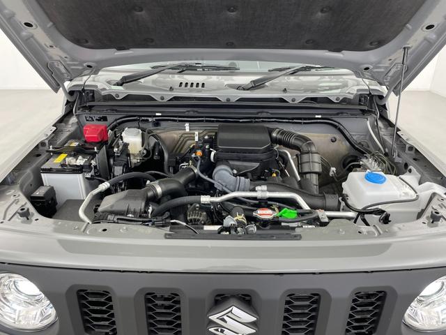 ジムニー XC 届出済未使用車 スズキセーフティサポート LEDヘッドライト 純正16インチアルミホイール シートヒーター クルーズコントロール 4WD コーナーセンサー ETC オートマチックハイビーム スマートキ(79枚目)