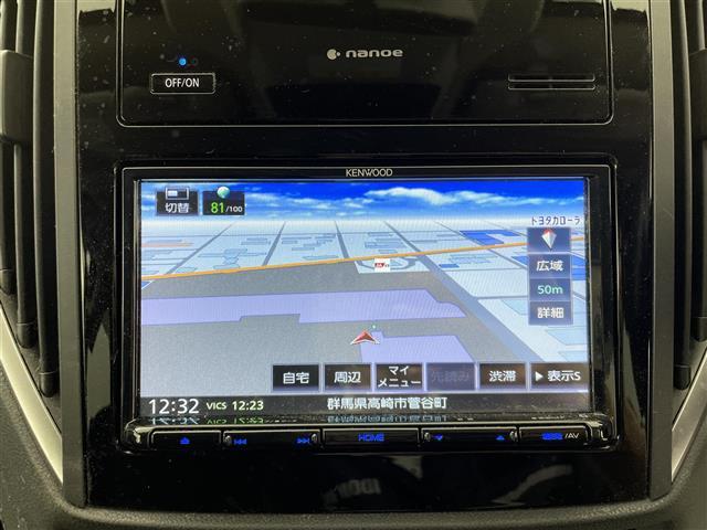 インプレッサスポーツ ２．０ｉ－Ｌアイサイト　７インチナビ　ＬＥＤヘッドランプ／フォグ　ステアリング連動ヘッドランプ　バックカメラ　純正ドライブレコーダー　プッシュスタート　スマートキー　４ＷＤ　パドルシフト　ＥＴＣ　革巻きステアリング　禁煙車（5枚目）