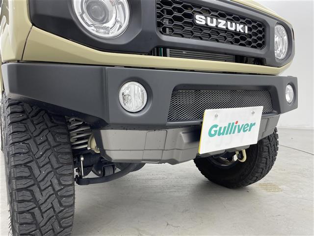 ジムニー ＸＣ　前後ＡＰＩＯ製バンパー　社外マフラー　リフトアップ　マッドタイヤ　ブラックルーフ　ＳＤナビ　シートヒーター　クルコン　ＭＴモード付ＡＴ　レーンキープ　ダウンヒルアシスト　ドライブレコーダー　４ＷＤ（3枚目）