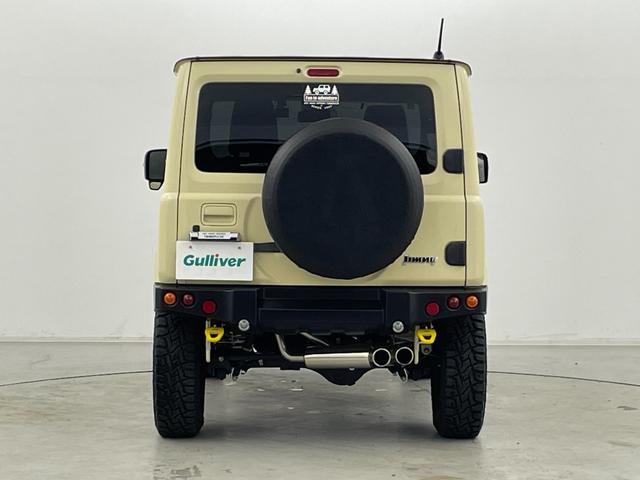 ジムニー ＸＣ　前後ＡＰＩＯ製バンパー　社外マフラー　リフトアップ　マッドタイヤ　ブラックルーフ　ＳＤナビ　シートヒーター　クルコン　ＭＴモード付ＡＴ　レーンキープ　ダウンヒルアシスト　ドライブレコーダー　４ＷＤ（48枚目）