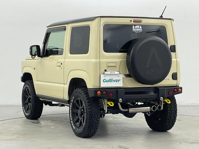 ジムニー ＸＣ　前後ＡＰＩＯ製バンパー　社外マフラー　リフトアップ　マッドタイヤ　ブラックルーフ　ＳＤナビ　シートヒーター　クルコン　ＭＴモード付ＡＴ　レーンキープ　ダウンヒルアシスト　ドライブレコーダー　４ＷＤ（49枚目）