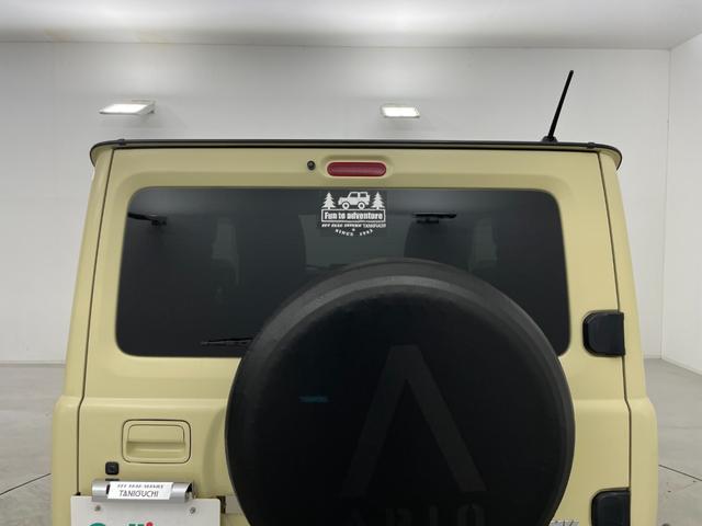 ジムニー ＸＣ　前後ＡＰＩＯ製バンパー　社外マフラー　リフトアップ　マッドタイヤ　ブラックルーフ　ＳＤナビ　シートヒーター　クルコン　ＭＴモード付ＡＴ　レーンキープ　ダウンヒルアシスト　ドライブレコーダー　４ＷＤ（68枚目）