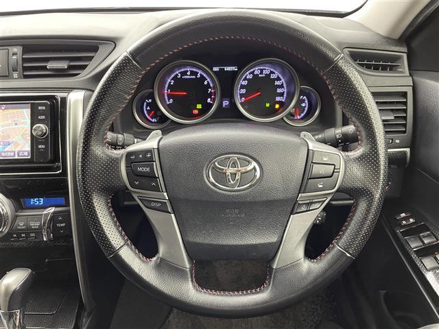 マークＸ ２５０ＲＤＳ　純正７インチナビ　ＭＴモード付ＡＴ　クリアランスソナー　レーンキープアシスト　バックカメラ　プリクラッシュセーフティ　ハーフレザーシート　シートヒーター　オートマチックハイビーム　純正ＥＴＣ　禁煙車（19枚目）