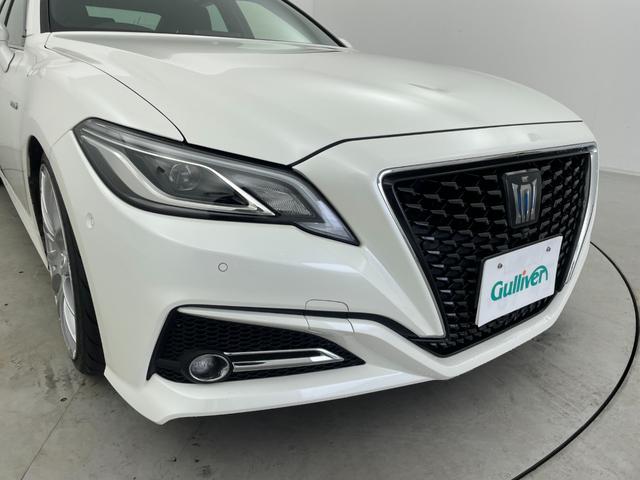 クラウンハイブリッド S Cパッケージ 社外RAYS20インチAW RS-Rダウンサス 純正メーカーナビ パノラミックビューモニター パワーシート シートヒーター ステアリングヒーター ドラレコ カラーHUD BSM 追従クルーズ ETC(54枚目)