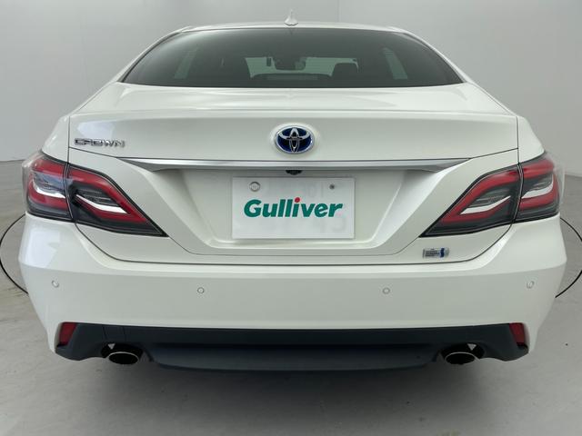 クラウンハイブリッド S Cパッケージ 社外RAYS20インチAW RS-Rダウンサス 純正メーカーナビ パノラミックビューモニター パワーシート シートヒーター ステアリングヒーター ドラレコ カラーHUD BSM 追従クルーズ ETC(70枚目)