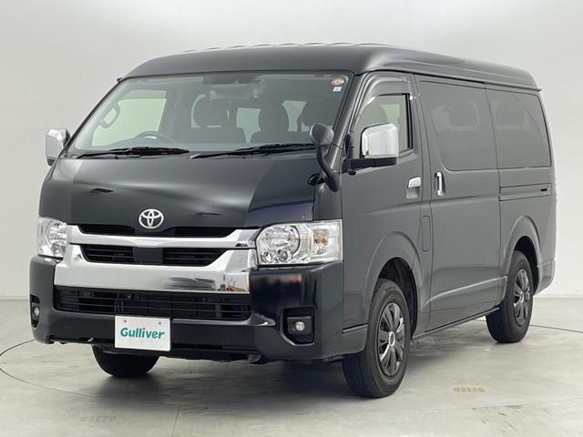 ハイエースワゴン GL デジタルインナーミラー パノラミックビューモニター 純正フリップダウンモニター 純正7型ナビ 前後ドライブレコーダー 電動スライドドア プッシュスタート スマートキー AC100V電源 ETC 禁煙車(51枚目)