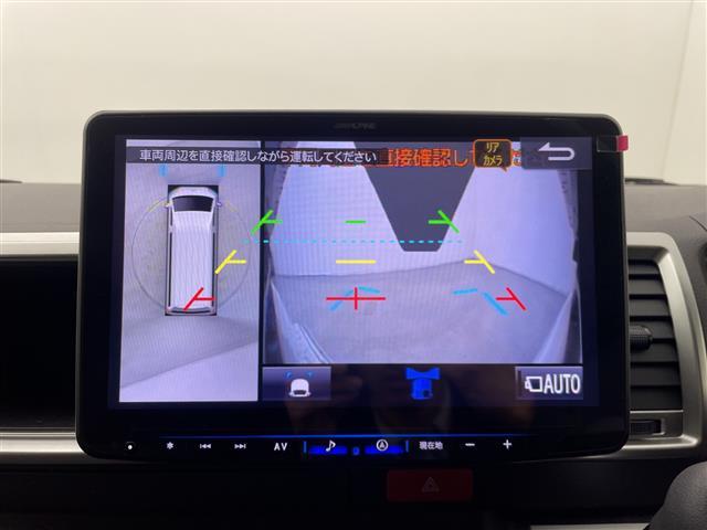 ハイエースワゴン ＧＬ　アルパイン１２．８型後席モニター　アルパイン１１型ナビ　全周囲カメラ　デジタルインナーミラー　電動スライドドア　ＬＥＤ　衝突被害軽減ブレーキ　レーンアシスト　オートライト　ＥＴＣ　ドラレコ　禁煙車（26枚目）