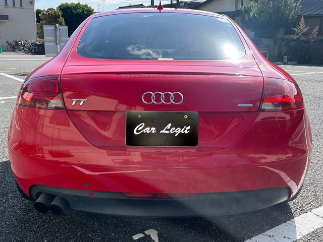 ＴＴクーペ ２．０ＴＦＳＩ　クワトロ　４ＷＤ　禁煙　ナビ　Ｂｌｕｅｔｏｏｔｈ　ＴＶ　バクカメラ　ドラレコ　ＥＴＣ　オートライト　純正アルミ　電格ミラー　オートエアコン　パワーシート（8枚目）