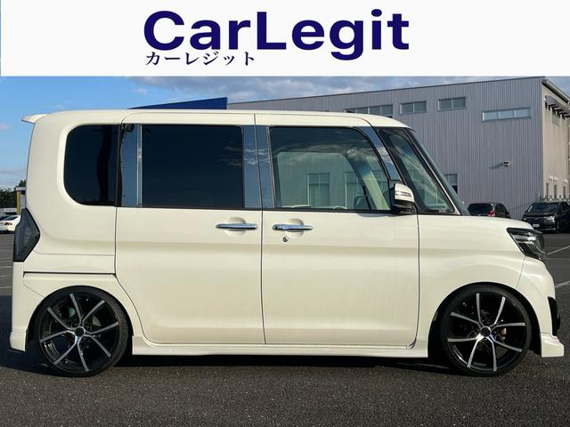 タント カスタムＲＳ　トップエディションＳＡ　１オーナー　禁煙　ローダウン　エアロ　ＳＤナビ　Ｂモニター　地デジ　Ｂｌｕｅｔｏｏｔｈオーディオ　両側パワードア　オートライト　ＬＥＤヘッド　シートカバー　スモークフィルム　純正パーツ車載保管（4枚目）