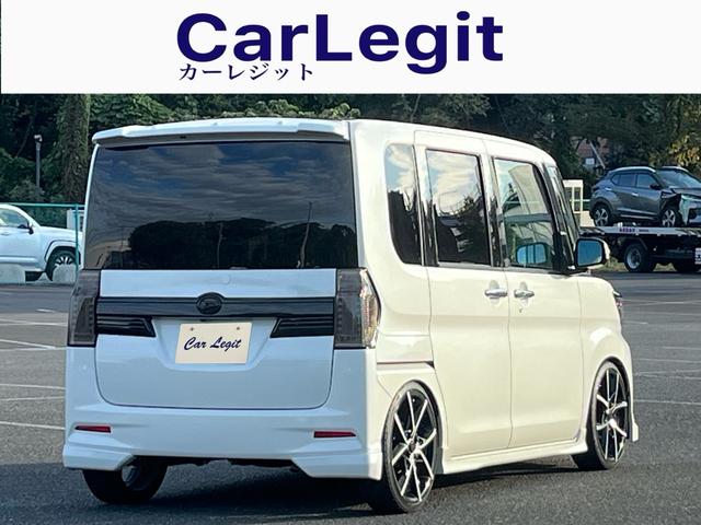 タント カスタムＲＳ　トップエディションＳＡ　１オーナー　禁煙　ローダウン　エアロ　ＳＤナビ　Ｂモニター　地デジ　Ｂｌｕｅｔｏｏｔｈオーディオ　両側パワードア　オートライト　ＬＥＤヘッド　シートカバー　スモークフィルム　純正パーツ車載保管（5枚目）