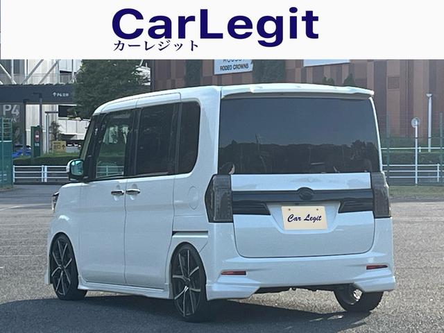 タント カスタムＲＳ　トップエディションＳＡ　１オーナー　禁煙　ローダウン　エアロ　ＳＤナビ　Ｂモニター　地デジ　Ｂｌｕｅｔｏｏｔｈオーディオ　両側パワードア　オートライト　ＬＥＤヘッド　シートカバー　スモークフィルム　純正パーツ車載保管（6枚目）