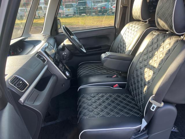 タント カスタムＲＳ　トップエディションＳＡ　１オーナー　禁煙　ローダウン　エアロ　ＳＤナビ　Ｂモニター　地デジ　Ｂｌｕｅｔｏｏｔｈオーディオ　両側パワードア　オートライト　ＬＥＤヘッド　シートカバー　スモークフィルム　純正パーツ車載保管（10枚目）