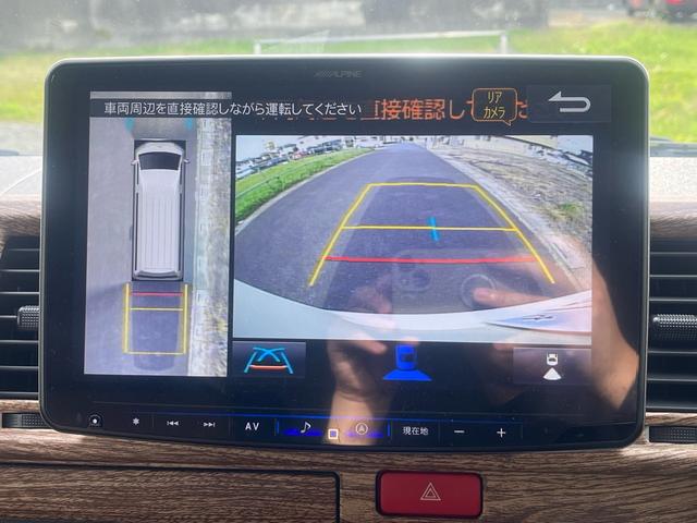 ハイエースバン ロングスーパーGL 車中泊 ビッグXナビ Bluetooth フリップダウンモニター 全方位モニター ウッド調ステアリング ウッド調インパネ 茶レザーシート ベッドキッド デジタルインナーミラー(36枚目)