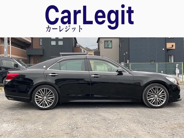 クラウン アスリートS OPスパッタリングAW 純正ナビ バックモニター TV 前後ドラレコ ETC 禁煙車 クルコン パワーシート プリクラ 黒色替え(3枚目)