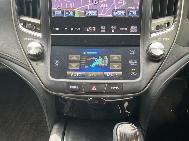 クラウン アスリートS OPスパッタリングAW 純正ナビ バックモニター TV 前後ドラレコ ETC 禁煙車 クルコン パワーシート プリクラ 黒色替え(16枚目)