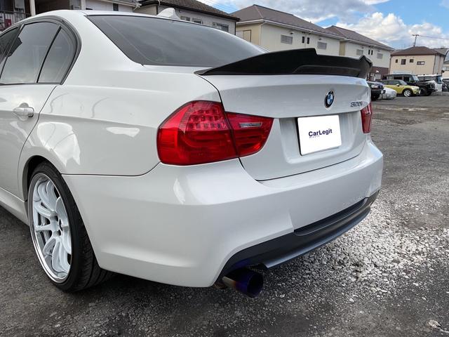 3シリーズ 320i Mスポーツパッケージ 後期型 2リッター直墳エンジン WORK19インチAW 純正ナビ カーボンリアスポイラー 禁煙車 ETC(10枚目)