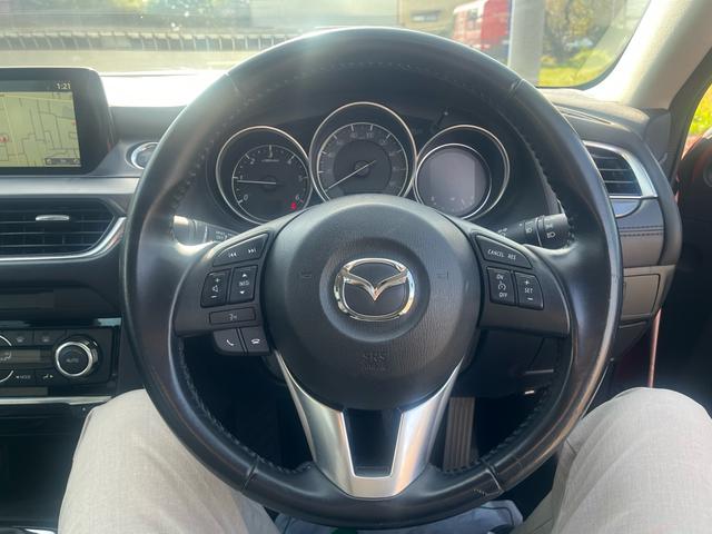 アテンザセダン ＸＤ　ＭＴ　ディーゼル　禁煙車　純正ナビ　バックカメラ　ＴＶ　　ＣＤ／ＤＶＤ　Ｂｌｕｅｔｏｏｔｈ　ヘッドアップディスプレイ　ドライブレコーダー　ＥＴＣ　　電子サイドブレーキ　１９インチＡＷ（16枚目）