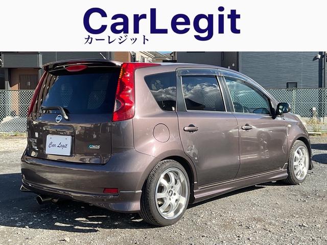 ノート １５Ｘ　ニスモエアロ　社外ナビ　車検Ｒ９年５月　ＴＶ　ＥＴＣ　１６インチＡＷ　禁煙車（6枚目）