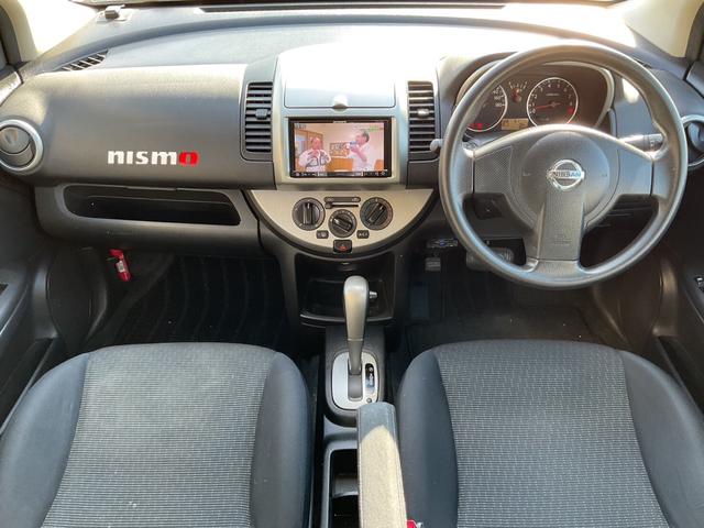 ノート １５Ｘ　ニスモエアロ　社外ナビ　車検Ｒ９年５月　ＴＶ　ＥＴＣ　１６インチＡＷ　禁煙車（7枚目）