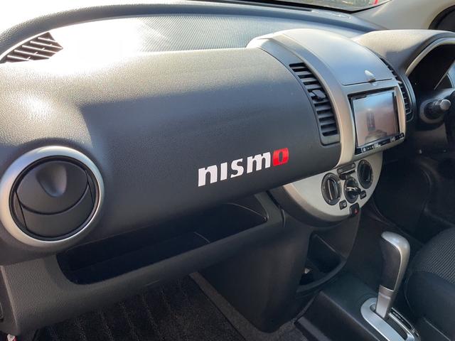 ノート １５Ｘ　ニスモエアロ　社外ナビ　車検Ｒ９年５月　ＴＶ　ＥＴＣ　１６インチＡＷ　禁煙車（20枚目）