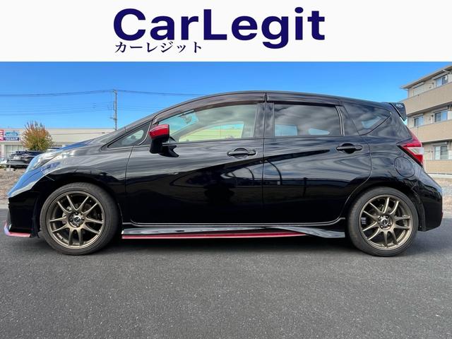 ノート ニスモ　Ｓ　ワンオーナー車　禁煙車　ＷＯＲＫアルミ　ＳＤナビ　Ｂｌｕｅｔｏｏｔｈ　バックモニター　ドラレコ　レーダー探知機　ＥＴＣ車載器　フルセグ地デジ　ハーフレザーシート　フルオートエアコン　ＬＥＤへッドライト（6枚目）