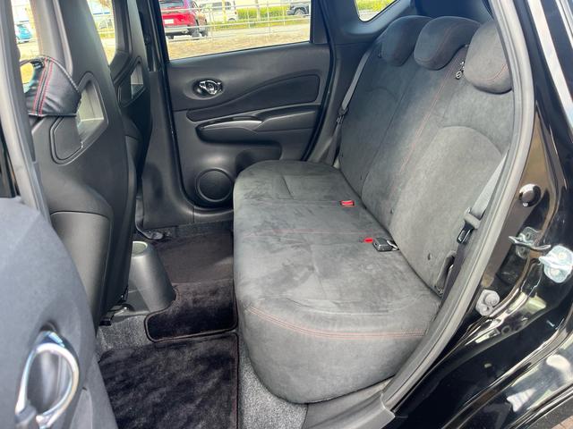 ノート ニスモ　Ｓ　ワンオーナー車　禁煙車　ＷＯＲＫアルミ　ＳＤナビ　Ｂｌｕｅｔｏｏｔｈ　バックモニター　ドラレコ　レーダー探知機　ＥＴＣ車載器　フルセグ地デジ　ハーフレザーシート　フルオートエアコン　ＬＥＤへッドライト（15枚目）