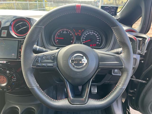 ノート ニスモ　Ｓ　ワンオーナー車　禁煙車　ＷＯＲＫアルミ　ＳＤナビ　Ｂｌｕｅｔｏｏｔｈ　バックモニター　ドラレコ　レーダー探知機　ＥＴＣ車載器　フルセグ地デジ　ハーフレザーシート　フルオートエアコン　ＬＥＤへッドライト（28枚目）