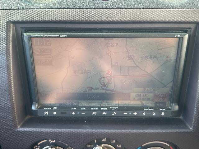 パジェロミニ ナビエディションＶＲ　タイベル交換済　純正ナビ　ワンセグＴＶ　ツィーター　ＥＴＣ　キーレス　ＬＥＤヘッドライト　ワンオーナー車　スペアキー（20枚目）