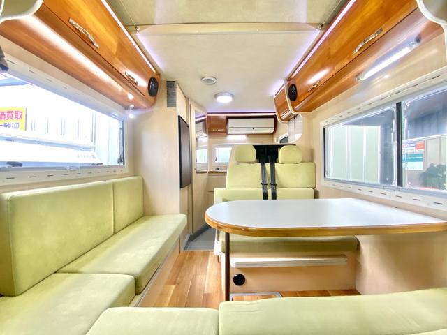 カムロード 　バンテック　コルドリーブス　ディーゼル　７名乗車　家庭用エアコン　ワンオーナー　タイベル交換済　ソーラーパネル　ＦＦヒーター　１５００Ｗインバーター　リアスタビライザー追加　防水フロア　１２Ｖ冷蔵庫（2枚目）