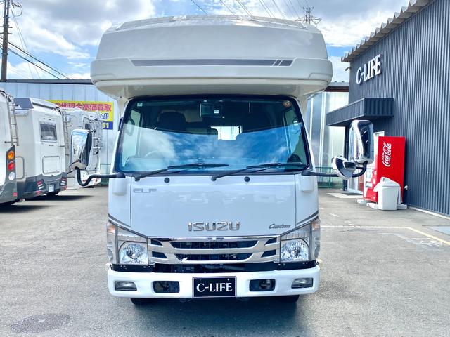 エルフトラック 　バンテック　ジル５２０クルーズ　４ＷＤ　発電機　家庭用エアコン　カーセールスワタナベ製エアサス　温水ボイラー　ＦＦヒーター　ソーラーパネル　１５００Ｗインバーター　電動サイドオーニング　電動ステップ（20枚目）